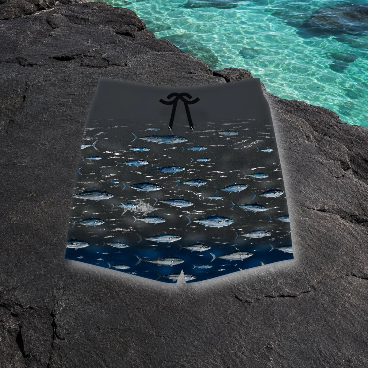 ‘Ā‘AHI boardshort — Gris Basalte