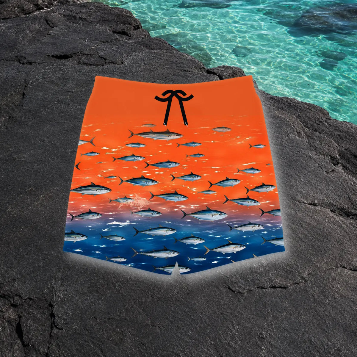 ‘Ā‘AHI boardshort — Orange Soleil