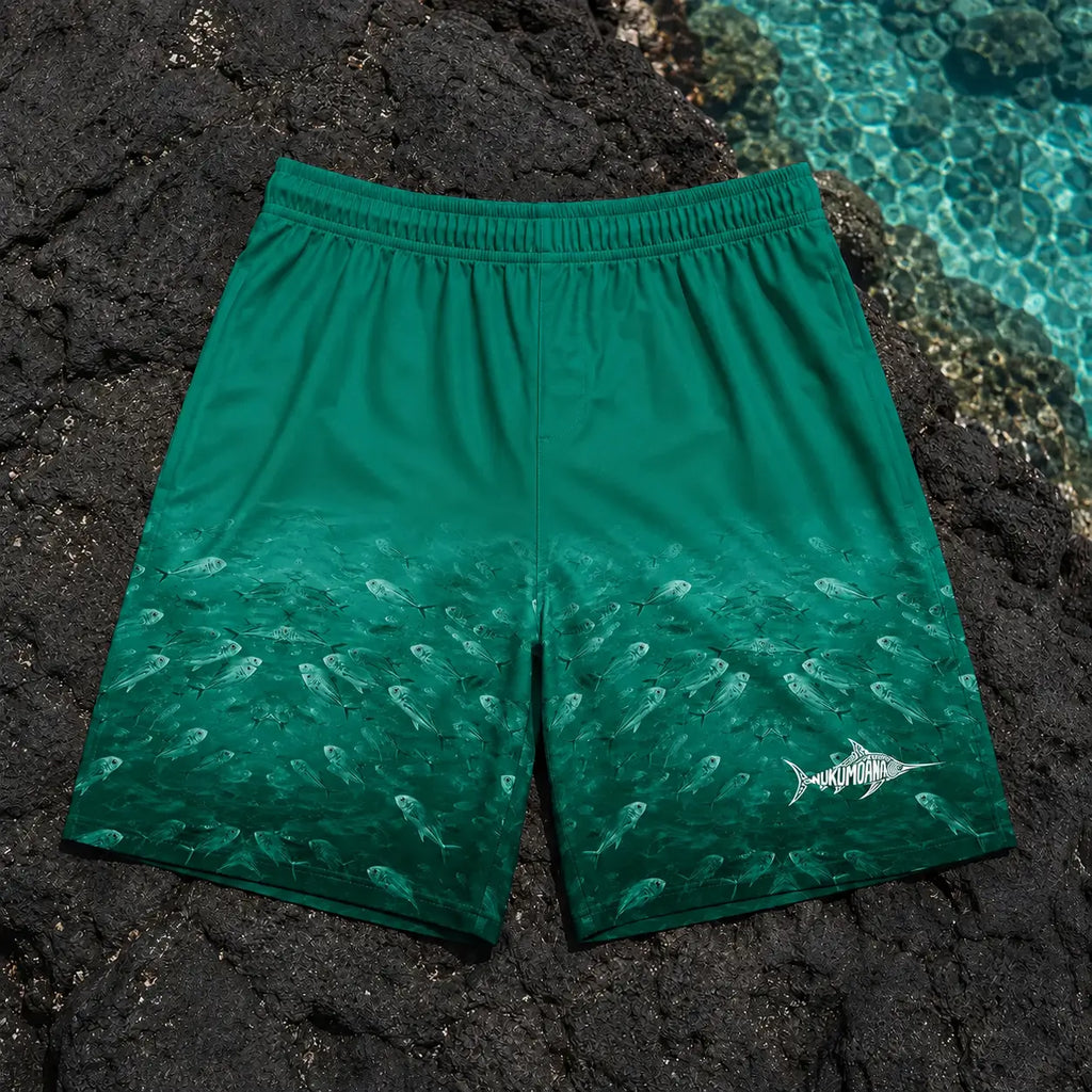 ‘ŌHOPU shorts — Vert Émeraude