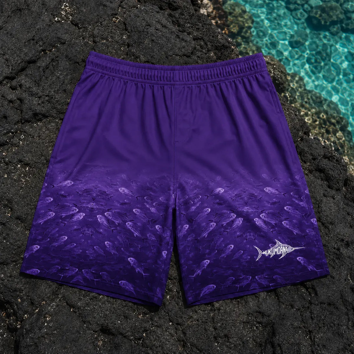 ‘ŌHOPU shorts — Violet Profond