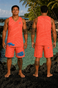 PA‘ATI – ensemble corail porté, face et dos