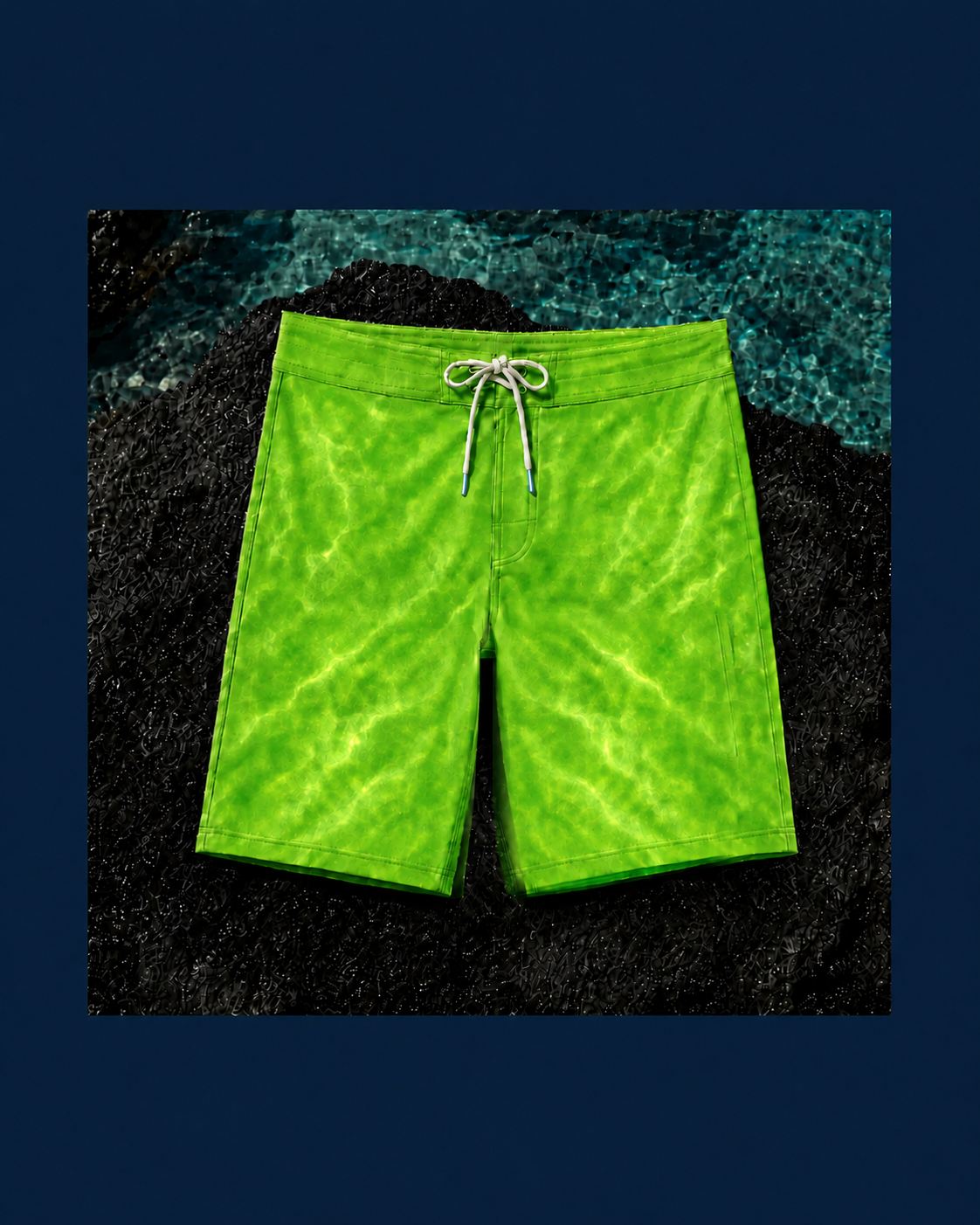 PA‘ATI – boardshort vert citron